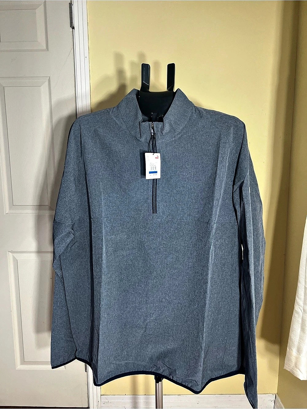 PUMA Golf Coastal Woven 1/4-Zip Pullover – Men’s XL – NWT